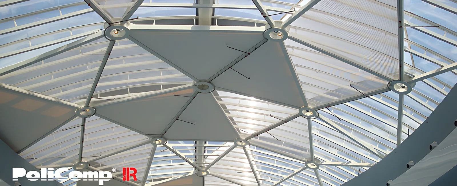 PoliComp® and IR – faceted skylight